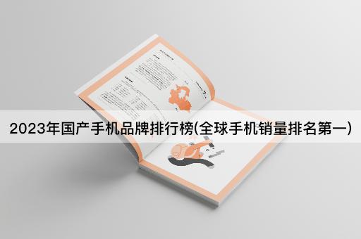 2023年国产手机品牌排行榜(全球手机销量排名第一)