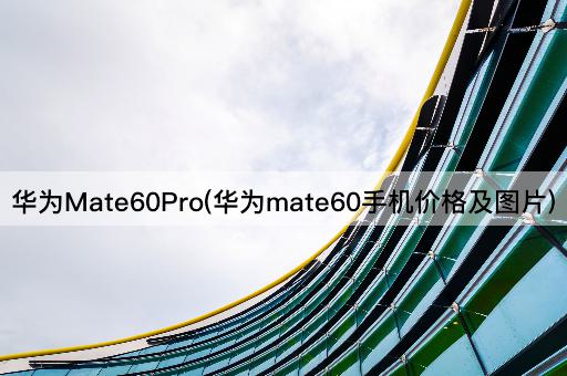 华为Mate60Pro(华为mate60手机价格及图片)