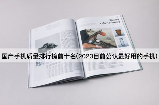 国产手机质量排行榜前十名(2023目前公认最好用的手机)