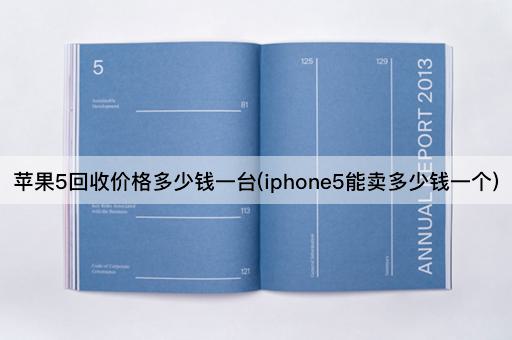 苹果5回收价格多少钱一台(iphone5能卖多少钱一个)