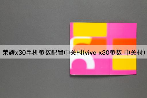 荣耀x30手机参数配置中关村(vivo x30参数 中关村)